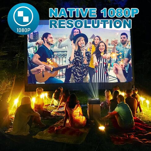 M22 Native 1080P WiFi Video Projector,Short Throw Screen Mirroring 2.4G 5G Projector Support AV,USB,HDMI,TF Compatible with Xbox,Laptop,iPhone and Android (Graphite) in Saudi Arabia