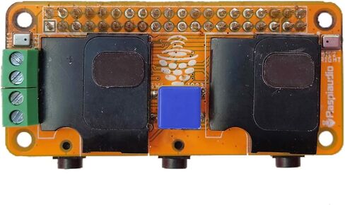 RASPIAUDIO Audio DAC Hat Sound Card for Raspberry PI5 All Models Pi4/ Pi Zero / Pi3 / Pi3B / Pi3B+ / Better Quality Than USB (Mic+_V3) in Kuwait