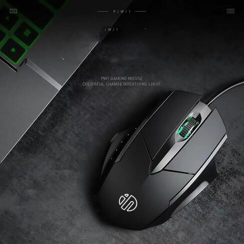 Censprin USB Computer Mouse Wired, Silent Click Corded Mouse 3-Button Wired Optical Mouse, Office and Home Mice, Ergonomic Shape for Windows Computers, Macs, iPad, PC and Laptops in Saudi Arabia