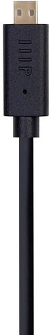 Monoprice 4K Small Diameter High Speed HDMI Female to Micro HDMI Male Passive Cable - 3 Feet - Black | 4K@60Hz, 18Gbps, 36AWG, Compatible with GoPro Hero 7 Black Hero 5 4 6 in Saudi Arabia