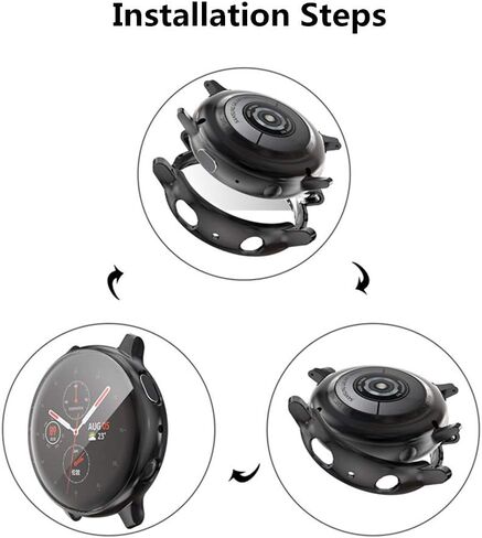 Suoman 3-Pack for Fossil Gen 5 Carlyle Protector Case, for Fossil Gen 5 Carlyle All-Around Protective TPU Bumper Cover Screen Protector Case (Not Fit for Fossil Gen 6 and for Fossil 5E) in Kuwait