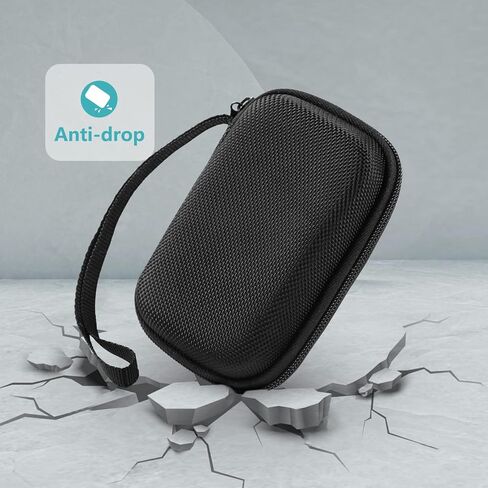 GeeRic Hard Carrying Case Compatible with Samsung T7/ T7 Touch, Portable SSD Hard Carrying Case, Hard EVA Shockproof Storage Travel Organizer, External Solid State Drives-Black in Kuwait
