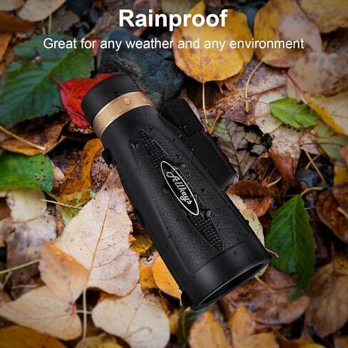 Allkeys 16x55 HD Monocular Telescope for Adults Kids, Waterproof Monocular with Quick Smartphone Holder,Day & Low Night Vision,BAK4 Prism FMC Lens for Stargazing Wildlife Bird Watching Travling in Kuwait
