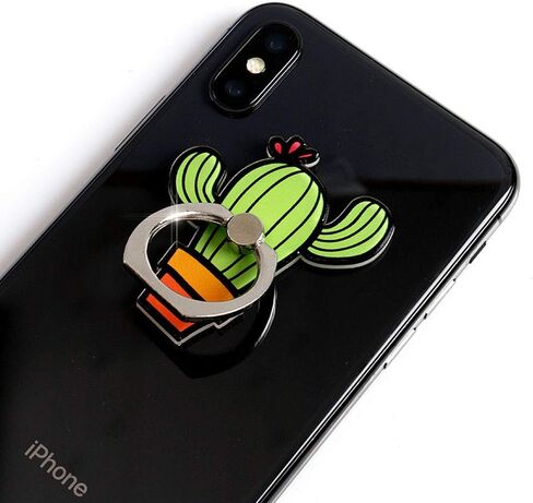 ZOSTLAND 3PCS Fairy Fat Monster Phone Ring Universal 360°Adjustable Phone Case Finger Stand Holder Desk Stent Mount Car Hook Compatible with All iPhone15 14 13 12 11 Pro MAX Plus iPad (Fox Puff Bear) in Saudi Arabia