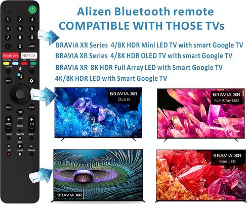 جهاز تحكم صوتي RMF-TX500U لجميع تلفزيونات سوني / متوافق مع جميع تلفزيونات سوني LCD LED وبرافيا XR 4/8K HDR مصفوفة LED مع تلفزيون جوجل الذكي مع ضمان لمدة عام in Kuwait