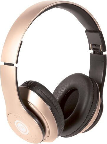 iJoy Bluetooth Headphones Over Ear, Wireless and Wired Foldable Headset Built-in Microphone, FM, Micro SD Card Slot - (Purple) Adults Kids Men Women in Saudi Arabia