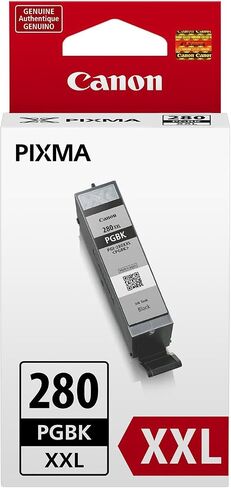 Canon PGI-280XXL Genuine Pigment Black Ink Tank, Compatible with TR8520, TS9120,TS8120, TS6120, TS9521C/a, TS9520/a, TS8220, TS6220, TS8320, TS6320, TS702/a, and TR8620/a Series Printers in Kuwait