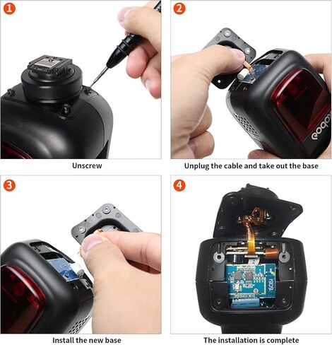 Godox V860II-S Hot Shoe Replacement, V860II-S Flash Repai Parts Accessories for Godox V860II-S Speedlite Flash in Saudi Arabia