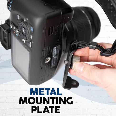 حزام يد الكاميرا، قبضة كاميرا آمنة سريعة الحريق، حزام كاميرا مبطن متوافق مع كاميرات سوني بدون مرآة وكاميرات DSLR، هدايا عيد الميلاد وأشياء تخزين، حزام كاميرا معصم مريح ممتاز in Kuwait