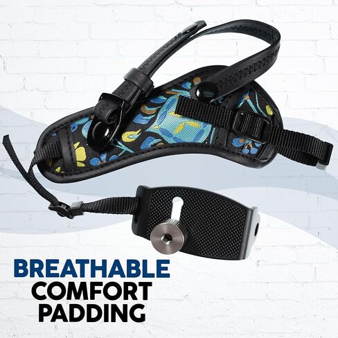 حزام يد الكاميرا، قبضة كاميرا آمنة سريعة الحريق، حزام كاميرا مبطن متوافق مع كاميرات سوني بدون مرآة وكاميرات DSLR، هدايا عيد الميلاد وأشياء تخزين، حزام كاميرا معصم مريح ممتاز in Kuwait