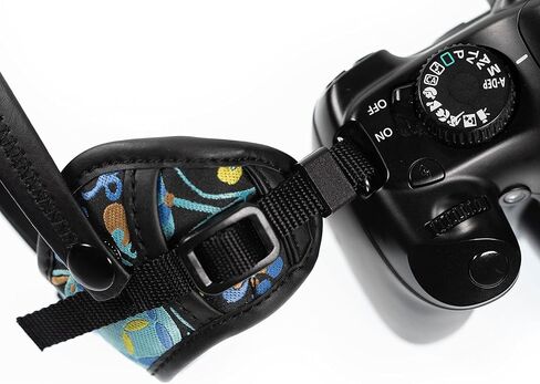 حزام يد الكاميرا، قبضة كاميرا آمنة سريعة الحريق، حزام كاميرا مبطن متوافق مع كاميرات سوني بدون مرآة وكاميرات DSLR، هدايا عيد الميلاد وأشياء تخزين، حزام كاميرا معصم مريح ممتاز in Kuwait