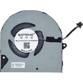 QUETTERLEE Replacement New Laptop CPU Cooling Fan for DELL Inspiron 15 5510 5515 5518 Inspiron 14 5410 5415 5418 7400 7415 2-in-1 2021 Series 0KRK6P EG50050S1-CH90-S9A 023.100NB.0001 DC5V 0.4A Fan in Kuwait