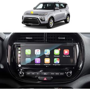 فيلم واقي الشاشة لعام 2020 2021 Soul EV Soul Booster Navigation Display زجاج مقسى 9H صلابة مضادة للانفجار والخدش HD Clear Kia GPS LCD تعمل باللمس رقائق حماية (7 بوصة)
