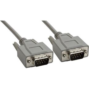 Amphenol CS-DSSMDB9MM0-002.5 كابل 9-Pin DB9 D-Sub، محمي، ذكر/ذكر، 2.5 بوصة، رمادي in Saudi Arabia