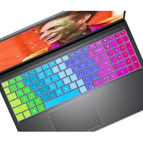 Keyboard Cover for Dell 15 Laptop DC15250 DC15255-15.6-inch, Dell 16 Plus Laptop DB16250 DB16255 / 16 Plus 2-in-1 DB06250 / 16 DC16250 DC16251-16.0-inch Keyboard Skin Protector - Black in Saudi Arabia