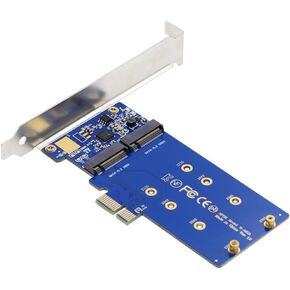Cablecc SATA NGFF مفتاح B + M SSD إلى NVME M-Key اللوحة الأم محول سطح المكتب محول بطاقة SSD JMB582 2280 in Kuwait