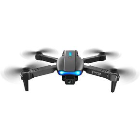 HOTOSYY UAV مع كاميرات مزدوجة، محمولة، تجنب العوائق من ثلاثة جوانب، إقلاع/هبوط بلمسة واحدة، ارتفاع ثابت، وظيفة التمرير 360 درجة (أسود) in Kuwait