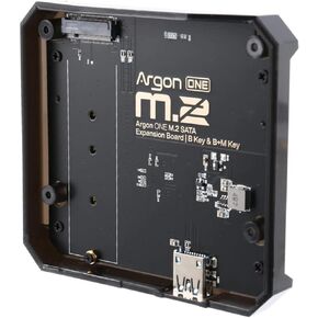 Argon ONE M.2 SATA Expansion Board for Raspberry Pi 4 | Supports B-Keys and B+M Keys | Only Compatible with Argon ONE V2 Cases