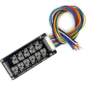 3S 12V 12.6V 1.2A Li-ion Lipo Lifepo4 Battery Active Equalizer BMS Balancer Inductive Balance Lithium Battery Energy Transfer Board (3S)