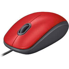 Logitech M110 Wired USB Mouse, Silent Buttons, Comfortable Full-Size Use Design, Ambidextrous PC/Mac/Laptop - Grey in Kuwait