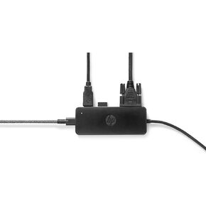 HP USB-C® Travel Hub G2 - Multi Port Dongle for Charging, Accessories, and Connecting an Extra Display - HDMI, VGA, and Two USB-A 3.0 Ports - Scalable Power with 45W, 65W, or 90W Adapter in Kuwait