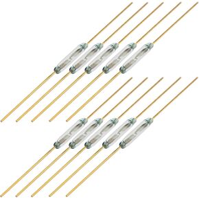 DIYhz ريد التبديل GPS-14A 14 مللي متر البلاستيك المضادة للتدخل عادة مفتوحة التحكم المغناطيسي التبديل 10 قطعة in Kuwait