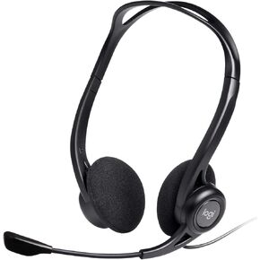 Logitech H370 USB Computer Headset Digital Sound Noise Canceling Mic Black in Kuwait