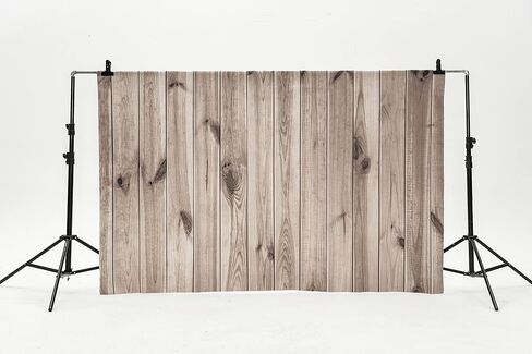 Harfirbe 7x5ft/2.2x1.5m خلفيات خشبية بنية داكنة خلفيات خشبية استوديو تصوير خشبي للأطفال in Kuwait