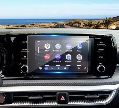 واقي شاشة Coleya 2021 2022 2023 2024 K ia K5 لسيارة Kia K5 (GT-Line/EX/GT) شاشة لمس 10.25 بوصة، زجاج مقسى 2023 K ia K5 2021-2024 K5 طبقة حماية شفافة عالية الدقة 10.25 بوصة in Kuwait
