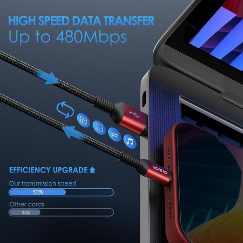 iPhone Charger Cable [MFi Certified] USB-A to Lightning Cable 6FT, 3 Pack in Kuwait