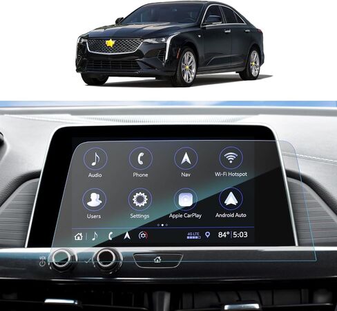 SKTU لعام 2019 2020 2021 2022 2023 واقي شاشة كاديلاك XT4 شاشة ملاحة زجاج مقسى 9H صلابة مضادة للوهج والخدش شاشة LCD شفافة عالية الدقة ونظام تحديد المواقع باللمس 2023 Cadilla c XT4 واقي شاشة in Kuwait