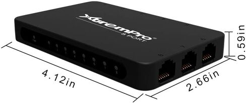 5-Port USB Powered 10/100Mbps Ethernet RJ45 Network Switch Hub - Black (61025) in Kuwait