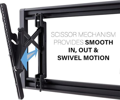 Sanus Advanced Tilt 4D Premium TV Wall Mount Bracket For Most 42"- 90" Flat Screen TVs - Universal Low Profile Tilting TV Mount. Fits 16",18",24" Studs-Max Weight 150 lbs & Max VESA 600 x 400mm - VLT7 in Saudi Arabia