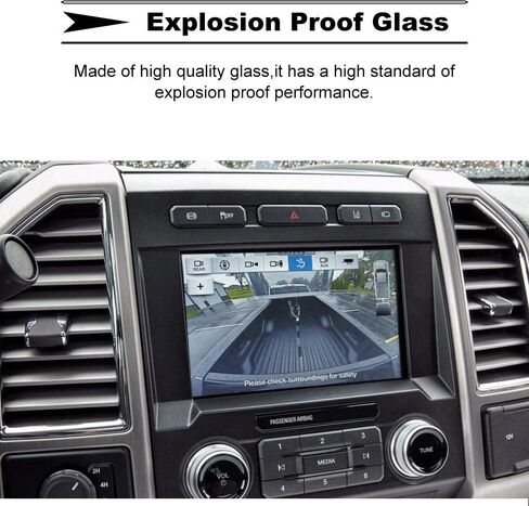 واقي شاشة ملاحة او ان جي اتش اس دي مقاس 8 انش لسيارة فورد F150 F250 F350 F450 سوبر ديوتي سينك 2 سينك 3 2019 2018 2017 2016 2015 XL XLT رابتور F in Kuwait