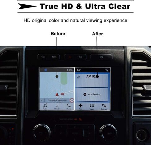 واقي شاشة ملاحة او ان جي اتش اس دي مقاس 8 انش لسيارة فورد F150 F250 F350 F450 سوبر ديوتي سينك 2 سينك 3 2019 2018 2017 2016 2015 XL XLT رابتور F in Kuwait