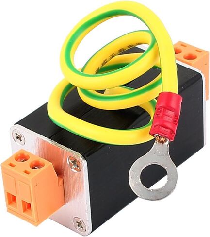 uxcell LRSO1 DC 12V Lightning Arrester Power Surge Protector Black in Saudi Arabia