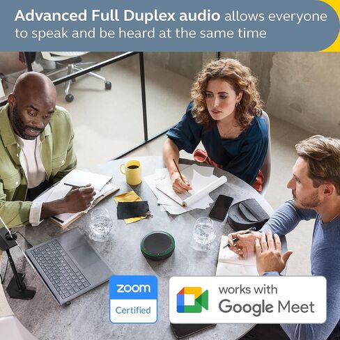 Jabra Speak2 75 Wireless Bluetooth Speakerphone - 4 Noise-Cancelling Mics, Full-Range 65mm Portable Speaker and Super-Wideband Audio - Certified for Zoom and Google Meet - Dark Grey,Black in Saudi Arabia