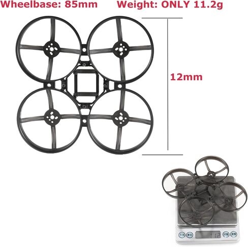 Happymodel Mobula7 Moblite7 V4 Frame 75mm Wheelbase Micro FPV Racing Quadcopter Frame for Mobula 7 Moblite 7 HD Indoor Cinewhoop 0703/0802/0803 Motor Crazybee F3 F4, Diamond F4 Flight Controller(1PCS) in Saudi Arabia
