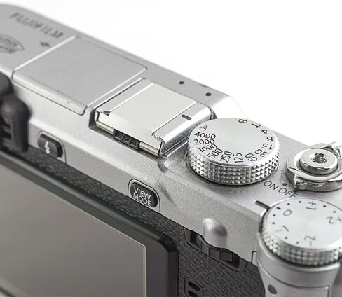 غطاء غطاء حذاء ساخن معدني فضي من Elefront لـ Fujifilm X-E3، X-E2s، X-E2، X-T2، X-Pro2، X-T20 & X-T10، X100F & X100T & X100s in Kuwait