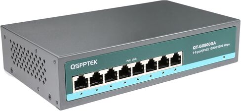 6 POE + 2FE POE Switch Ethernet Smart Switch (مدمج)، منفذ POE 4*10/100 ميجابت في الثانية، 2*10/100 ميجابت في الثانية، IEEE802.3AF/في المعيار، ≥70 وات (52 فولت 1.5 أمبير)، قابس غير مُدار لمسافة طويلة 250 مترًا و لعب تبديل الشبكة in Kuwait