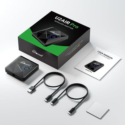محول CarPlay اللاسلكي لجهاز iPhone - OTTOCAST أحدث سلكي إلى Apple Carplay Dongle اللاسلكي، التوصيل والتشغيل، بدون تأخير، تحديث عبر الإنترنت، U2-AIR Pro لسيارات CarPlay السلكية OEM in Saudi Arabia