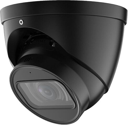 EmpireTech Ultra Low Light 4MP IP PoE Wired Security Outdoor Turret Camera,1/1.8" CMOS,Motorized 2.7mm-12mm Lens,Built-in Mic,Vehicle and Human,IPC-T54IR-ZE Black S3 in Kuwait