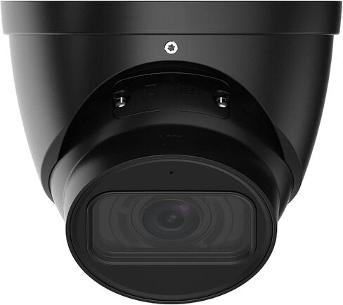 EmpireTech Ultra Low Light 4MP IP PoE Wired Security Outdoor Turret Camera,1/1.8" CMOS,Motorized 2.7mm-12mm Lens,Built-in Mic,Vehicle and Human,IPC-T54IR-ZE Black S3 in Kuwait