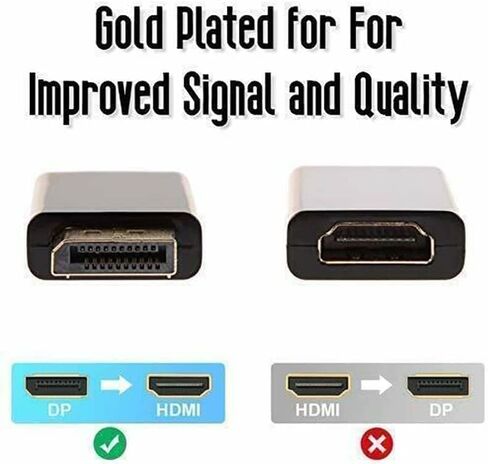 كيبل محول منفذ عرض ذكر الى HDMI انثى، منفذ عرض HDMI 4K، منفذ عرض HDMI 4K، منفذ عرض الى HDMI 4K، كيبل منفذ عرض HDMI 4K in Kuwait