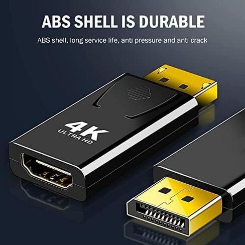كيبل محول منفذ عرض ذكر الى HDMI انثى، منفذ عرض HDMI 4K، منفذ عرض HDMI 4K، منفذ عرض الى HDMI 4K، كيبل منفذ عرض HDMI 4K in Kuwait