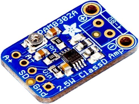 أدوات تطوير الصوت IC Adafruit Mono 2.5W Class D مضخم الصوت - PAM8302 (قطعة واحدة) in Saudi Arabia