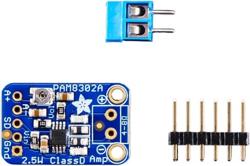 أدوات تطوير الصوت IC Adafruit Mono 2.5W Class D مضخم الصوت - PAM8302 (قطعة واحدة) in Saudi Arabia