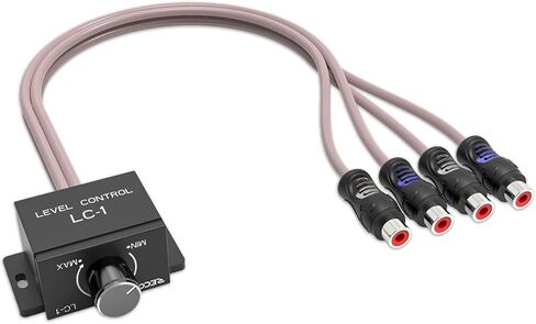 مقبض التحكم في مستوى RCA العالمي من Recoil LC1 مكبر الصوت للسيارة بمستوى Gian Bass Boost للتحكم في مستوى الصوت in Saudi Arabia
