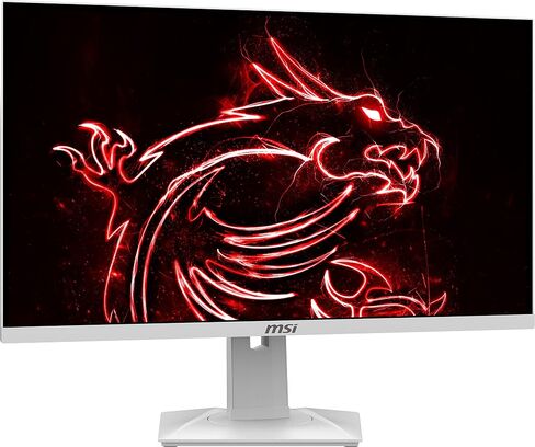 MSI G274QRFW, 27" Gaming Monitor, 2560 x 1440 (QHD), Rapid IPS, 1ms, 170Hz, G-Sync Compatible, HDR Ready, HDMI, Displayport, Tilt, Swivel, Height Adjustable,White in Saudi Arabia