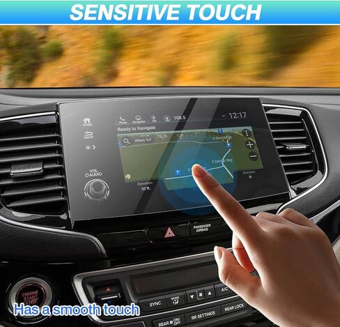 Autorder مناسب تمامًا لواقي الشاشة 2019-2021 Honda Civic LX EX Touring Si EX-L 4 أزرار من الزجاج المقسى 9H طبقة حماية لشاشة اللمس in Saudi Arabia